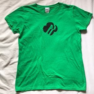 NWT Girl Scout Logo Green Shirt